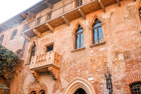 Romeo ve Juliet balkon Verona — Stok fotoğraf