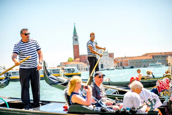 Gondeln in Venedig — Stockfoto