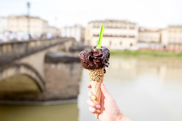 Italian ice cream in Florence