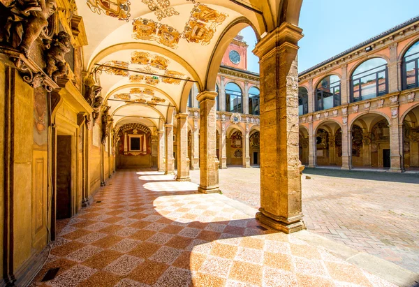 Archiginnasio van bologna — Stockfoto