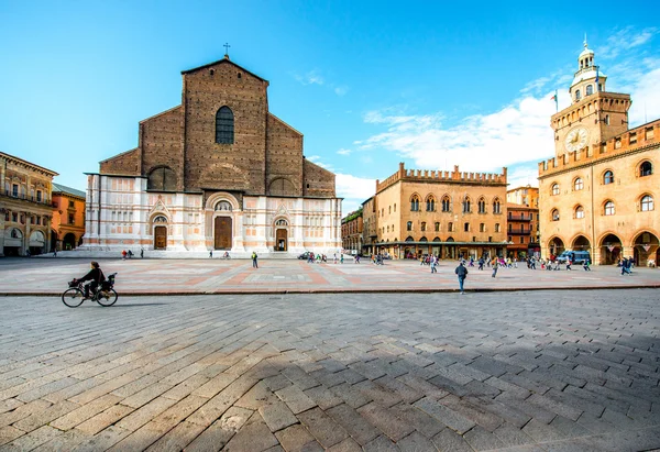 San Petronio church in Bologna — Stock Photo, Image