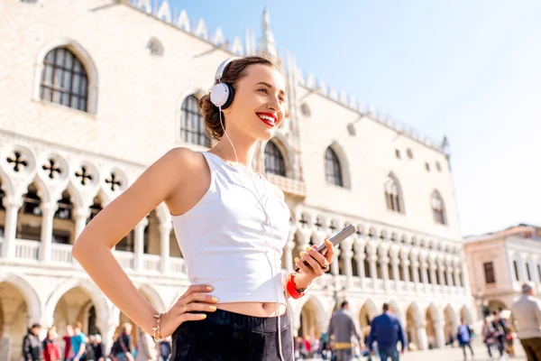 Exercice matinal dans la vieille ville de Venise — Photo