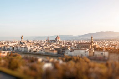 Floransa cityscape görünümü