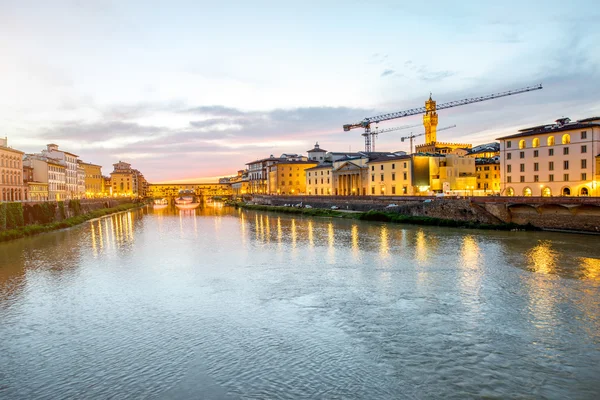 Firenze vista sul paesaggio urbano — Foto Stock