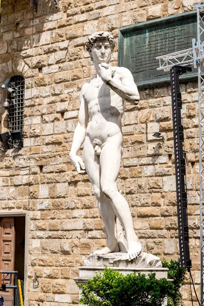 David sculptuur in florence — Stockfoto