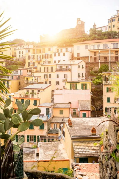 Riomaggiore město v Itálii — Stock fotografie