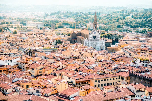 Výhledem na panoráma města Florencie — Stock fotografie