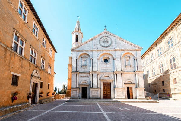 Pienza church in Tuscany — Stock Photo, Image