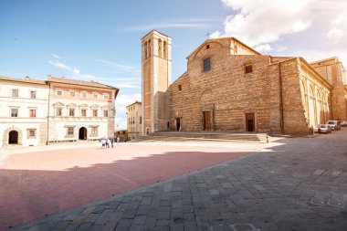 Montepulciano cityscape görünümü