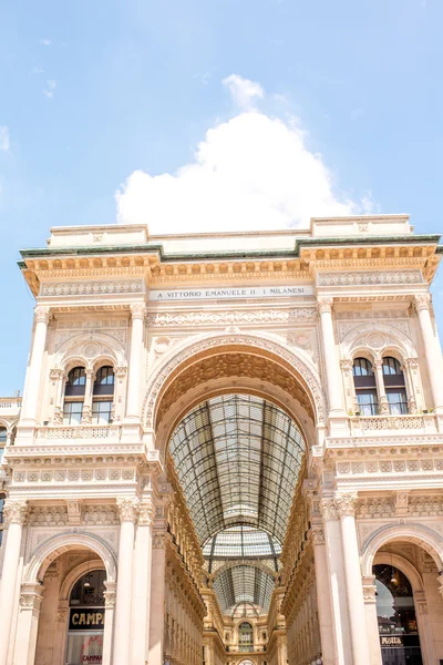 Alte einkaufsgalerie in Mailand — Stockfoto