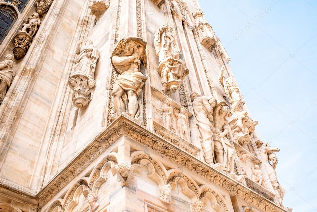 Duomo statue in Milan