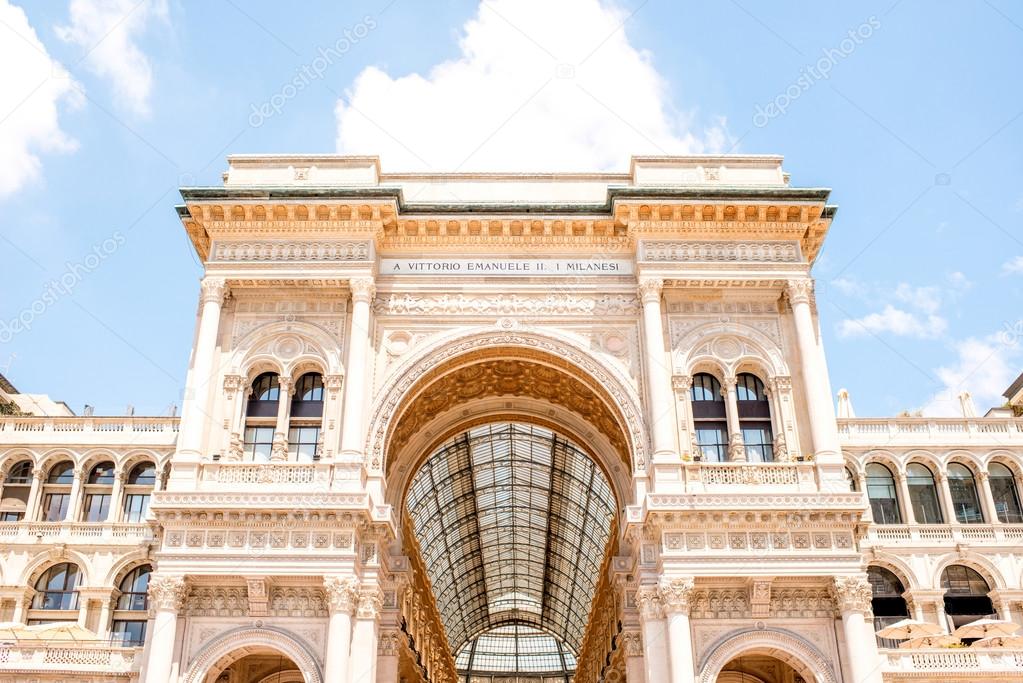 Old shopping gallery in Milan