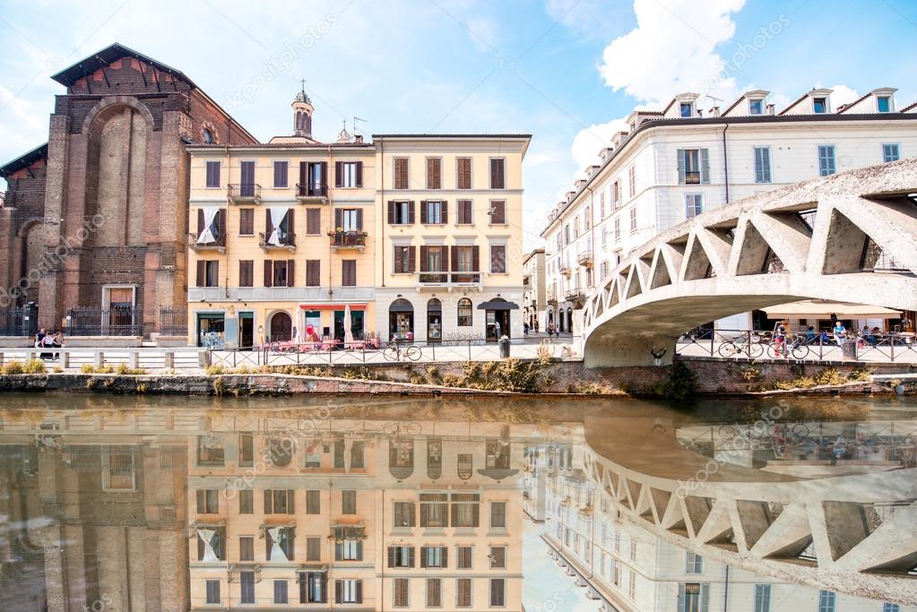 Water canal in Milan