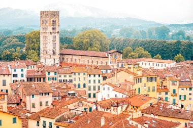 Lucca kent görünümünde Cityscape