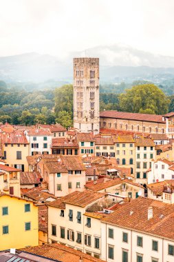 Lucca kent görünümünde Cityscape