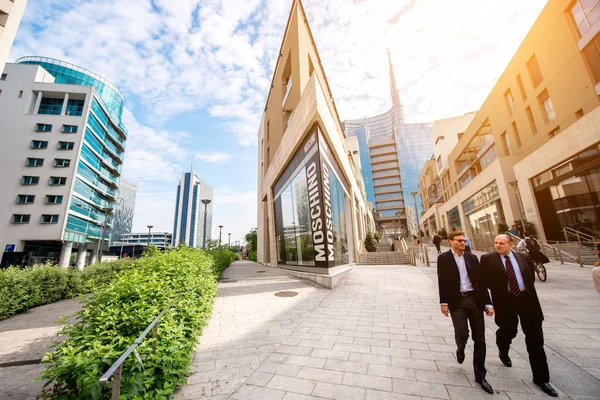 Porta Nuova affärsdistrikt i Milano — Stockfoto