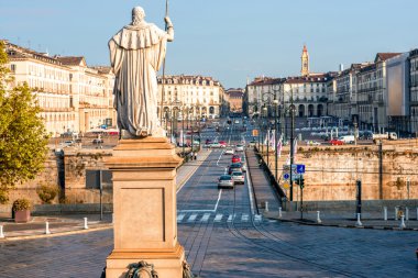 Turin cityscape görünümü