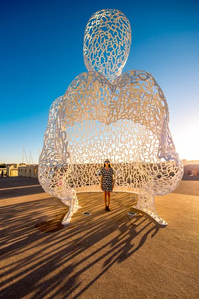 Arte moderno en el pueblo de Antibes — Foto de Stock