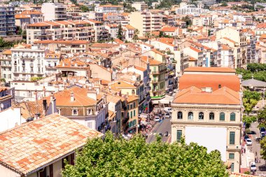 Cannes cityscape görünümü