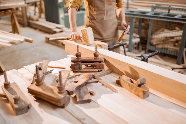 Planes on the workbench — Stock Photo, Image