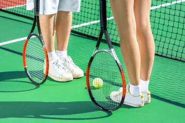 Tennis rackets clipart