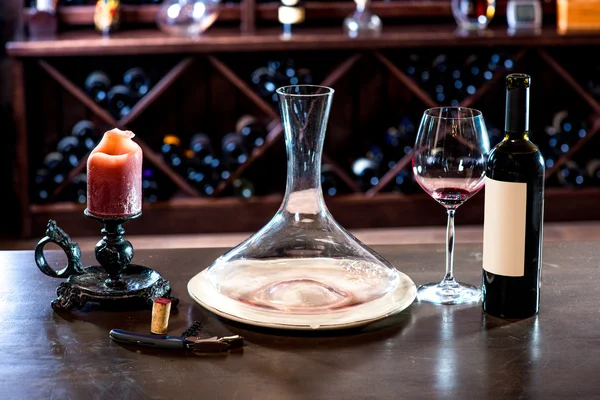 Decanter di vino — Foto Stock