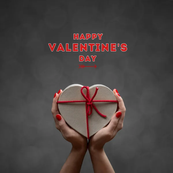 Valentine Heart Box — Stockfoto