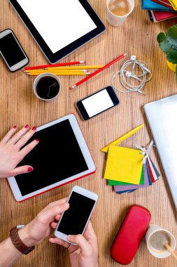 Tablo gadget'lar ile çalışma