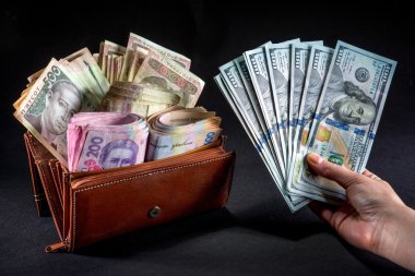 M-cüzdanda bulunan Ukrayna para