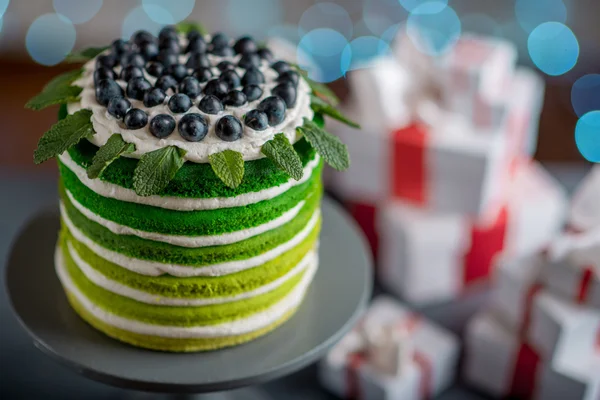 Feliz bolo de aniversário — Fotografia de Stock