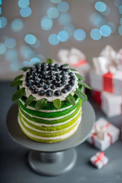 Щасливий день народження торт — стокове фото