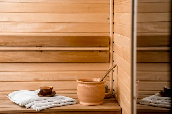 Finnish sauna — Stock Photo, Image