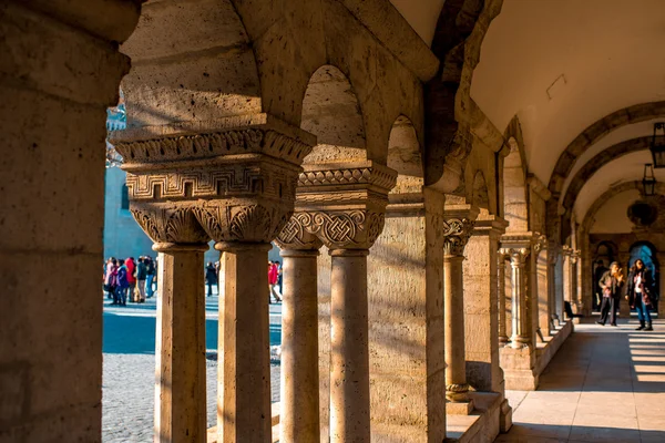 Colonne Bastione dei Pescatori — Foto Stock