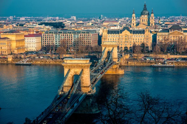 Szechenyi kettenbrücke — Stockfoto