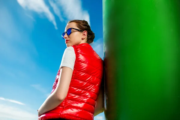 Esporte mulher descansando — Fotografia de Stock