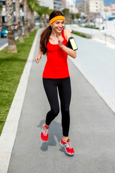 Woman running — Stock Photo, Image