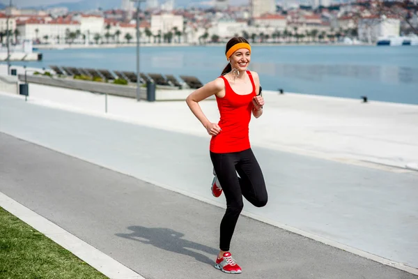 Woman running — Stock Photo, Image