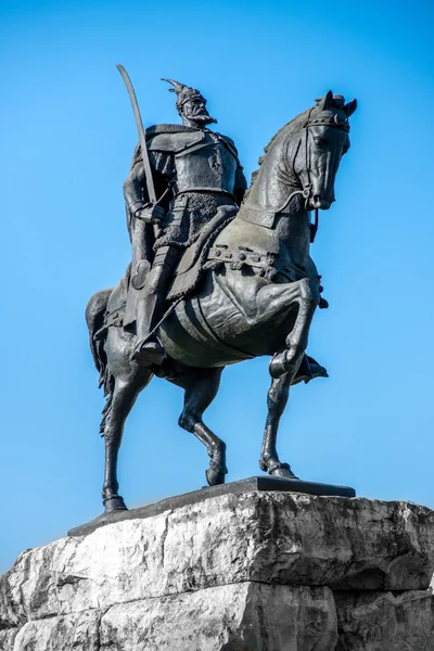Monumento a Skanderbeg en Tirana —  Fotos de Stock