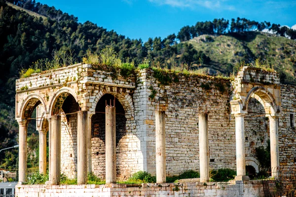 Ruins in Berat city — Stock Photo, Image