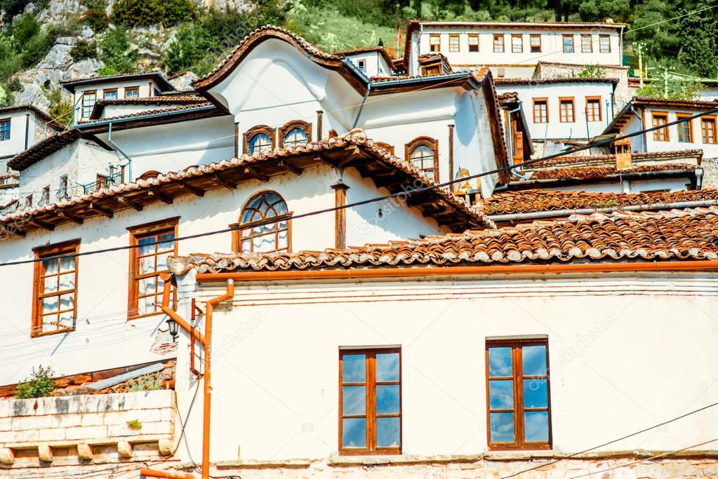 Windows in Berat city