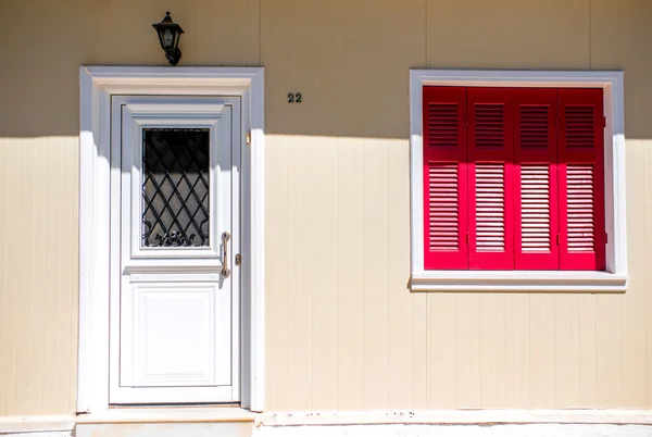 Παλιά coloful πρόσοψη — Φωτογραφία Αρχείου