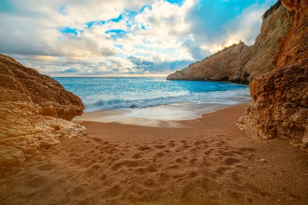 Porto Katsiki beach on Lefkada island — Stock Photo, Image