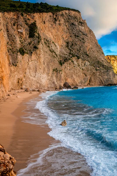 Playa de Porto Katsiki en la isla Lefkada —  Fotos de Stock