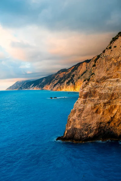 Côte de Porto Katsiki sur l'île de Lefkada — Photo