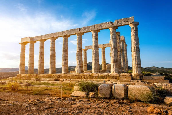 Templo de Poseidón en Grecia — Foto de Stock