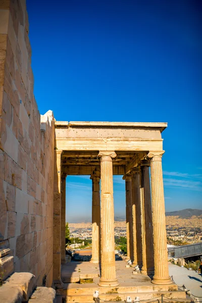 Erechtheum temple in Acropolis — Stock Photo, Image