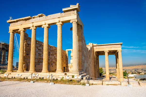 Kuil erechtheum di Akropolis — Stok Foto