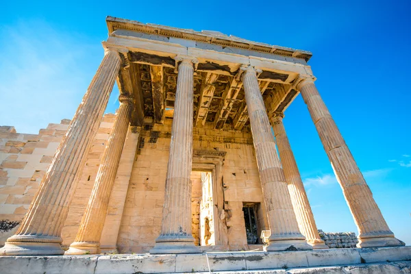 Świątynia Erechtheum w Akropolu — Zdjęcie stockowe