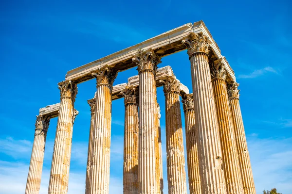 Zeus temple ruins in Athens — Stock Photo, Image