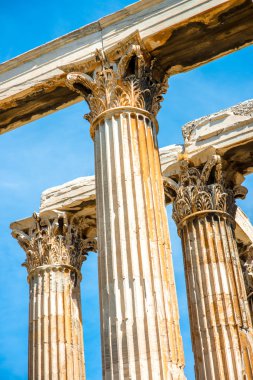 Zeus Tapınağı Yunanistan'da Korint sütunları